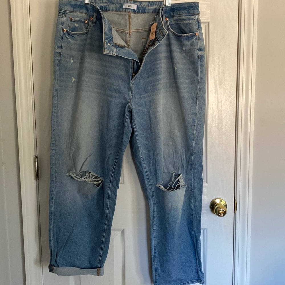 NWT Loft Plus Boyfriend Jeans 20W
